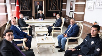 Edirne Valisi Sezer, Lalapaşa Kaymakamı Çolak'ı ziyaret edip başarılar diledi