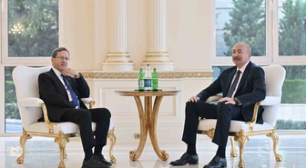 Herzog, Bakü'de Aliyev ile görüştü, Azerbaycan'ı CICA başkanlığı için tebrik etti