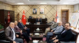 Kütahya OSB heyeti, İl Emniyet Müdürü Tandoğan’a hayırlı olsun ziyaretinde bulundu