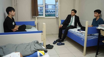 Mersin'de il ve ilçe milli eğitim yöneticileri pansiyonları eş zamanlı ziyaret etti