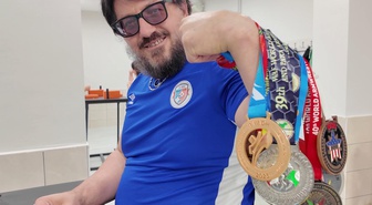 Milli sporcu Gökhan Seven, Hindistan'da 31'inci altın madalya için hazırlanıyor