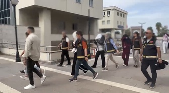 Osmaniye'de fuhuş operasyonunda gözaltına alınan 14 şüpheliden 8'i tutuklandı