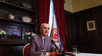TBMM Başkanı Kurtulmuş, İtalya'nın başkenti Roma'da Türk toplumuyla buluştu