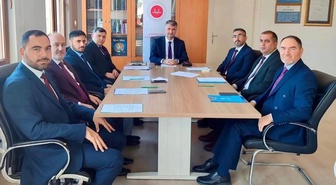 Amasya Göynücek'te İlçe Müftüleri Toplantısı İl Müftüsü Yavuz başkanlığında yapıldı