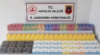 Antalya'da Aksu ve Alanya operasyonunda 750 paket ısıtılmış tütün ele geçirildi