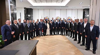ATSO heyeti Ankara'da TOBB Başkanı Rifat Hisarcıklıoğlu'nu ziyaret etti