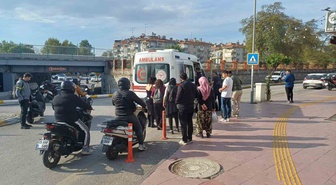 Aydın Efeler'de bisikletinin ön frenini sıkan sürücü takla atarak yaralandı