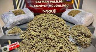 Batman'da uyuşturucu operasyonlarında 7 şüpheli tutuklandı, skunk ele geçirildi