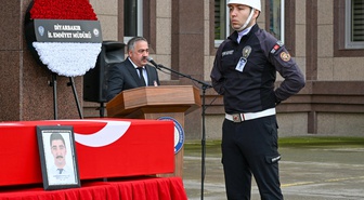 Diyarbakır'da kalp kriziyle ölen polis memuru Bulut'un cenazesi Ankara'ya gönderildi