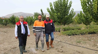 Elazığ Yurtbaşı'nda selden etkilenen işletmelerde hasar tespiti yapıldı