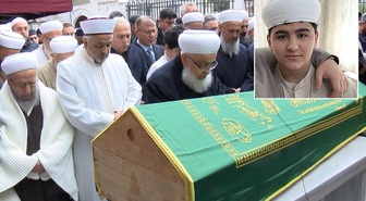 Elektriğe kapılarak ölen 14 yaşındaki genç hafız son yolculuğuna uğurlandı