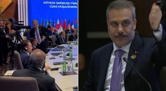 Hakan Fidan Azerbaycan'da İsrail protesto olayı nedir, CICA 7. Zirvesi'nden neden ayrıldı?