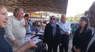 İYİ Parti Osmaniye İl Başkanı Kılıç, Düziçi pazarında esnafın sorunlarını dinledi