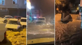 Sağanak kabusu Marmara'yı esir aldı: Kocaeli ve Sakarya'da dereler taştı, yollar kapandı
