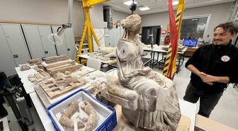 Ordu'daki 2100 yıllık Ana Tanrıça Kibele heykeli İstanbul'da restore ediliyor