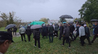 Selde elektrik akımına kapılan 14 yaşındaki hafız Mahmud Işıldak Düzce'de defnedildi