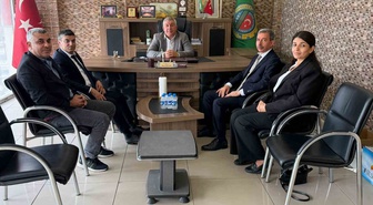 SGK heyeti Cizre Ziraat Odası'nı ziyaret etti, çiftçilerin prim koşulları görüşüldü