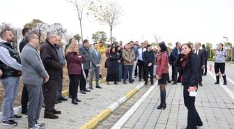 Tekirdağ NKÜ'de personel deprem tatbikatında tahliye ve ilk yardım eğitimi aldı