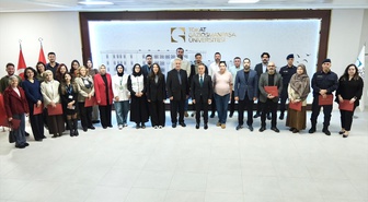TOGÜ'de bağımlılıkla mücadelede katkı sunan eğitmenlere teşekkür belgesi verildi