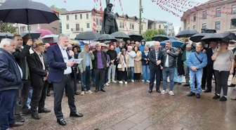 YENİ Parti Giresun'da Halk TV'ye kayyum kararına karşı özgür basını savundu