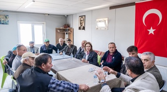 AK Parti Edirne İl Başkanı İba, Keşan'da köy ve esnaf ziyaretleri yaptı.
