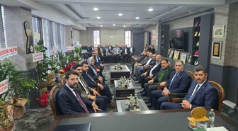 AK Parti Karabük heyeti, yeni KTSO yönetimine hayırlı olsun ziyaretinde bulundu