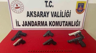 Aksaray'da 3 ilçede düzenlenen silah operasyonunda 5 şüpheli gözaltına alındı