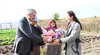 Edirne Valisi Sezer, Kadın Çiftçiler Günü'nde üretici kadınlarla buluştu