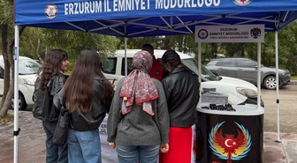 Erzurum'da polis, 5 bin üniversite öğrencisini terör ve dijital içeriğe karşı uyardı