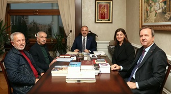 Keşan heyeti, İçişleri Bakan Yardımcısı Turan'a projelere desteği için teşekkür etti