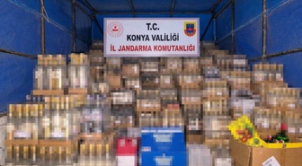 Konya'da 15 günlük kaçak alkol ve sigara operasyonunda 4 şüpheli serbest bırakıldı