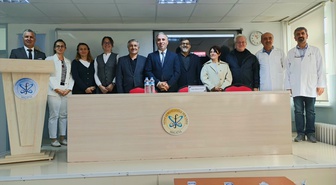 Mahmut Bıyıklı, Malatya Fethi Gemuhluoğlu Fen Lisesi'nde söyleşi yaptı