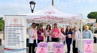 Manisa Alaşehir'de 40-69 yaş kadınlara ücretsiz mamografi taraması anlatıldı