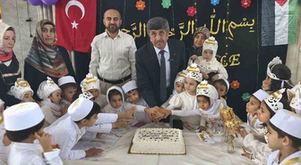 Mersin Anamur'da 4-6 yaş çocuklar için Bed-i Besmele merasimi düzenlendi