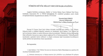MHP'li Baki Ersoy, İncesu'daki Şeyh Şaban-ı Veli Türbesi için soru önergesi verdi
