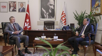 YENİ Parti Grup Başkanvekili Emir, Norveç Büyükelçisi Gaarder'ı TBMM'de ağırladı