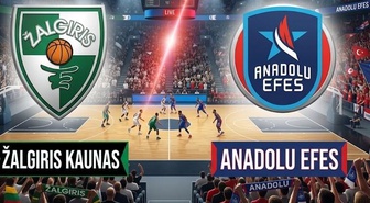 Zalgiris Kaunas Anadolu Efes maçı hangi kanalda, Zalgiris Kaunas Anadolu Efes nereden CANLI izlenir?
