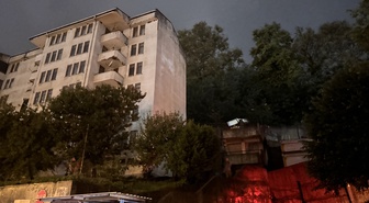 Zonguldak Kilimli'de heyelan nedeniyle 49 daire tedbir amaçlı tahliye edildi