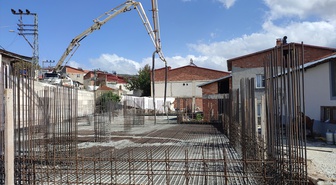 Adıyaman Çelikhan'da 500 kişilik Merkez Camisi'nin birinci kat temeli atıldı