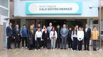 Bozüyük Kaymakamı Helvacı, LGS'ye hazırlanan 8. sınıf öğrencilerine moral verdi