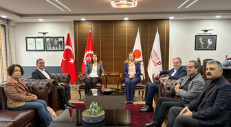 DEM Parti Eş Genel Başkanları, DİSK Genel Merkezi'nde Arzu Çerkezoğlu ile görüştü
