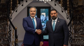 Dışişleri Bakanı Fidan, Bağdat'ta Irak Meclis Başkanı Halbusi ile görüştü