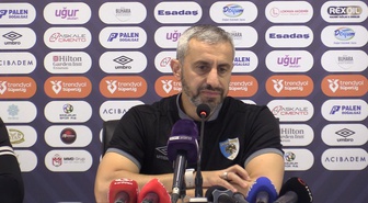 Erzurumspor FK, Eyüpspor'u 2-0 yendi, Özbalta gerçekçi hedef istedi