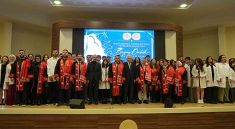 Kastamonu’da veteriner hekim adayları beyaz önlüklerini giydi