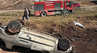 Siirt Baykan'da takla atan otomobilde aynı aileden 5 kişi yaralandı