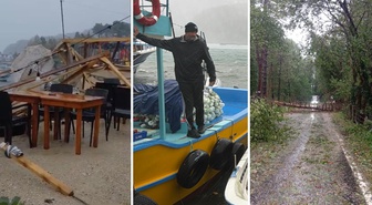 Bartın'ı fırtına vurdu! Amasra’da dalgalar 6 metreye ulaştı, tekneler limana sığındı