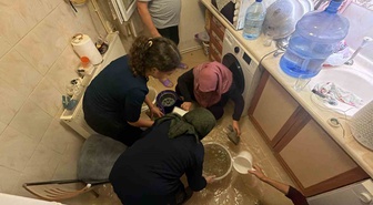 Bolu'da sağanakta su basan 6 daireye AFAD, itfaiye ve polis müdahale etti
