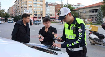 Elazığ'da artan motosiklet kazaları sonrası sürücüler tek tek denetlendi