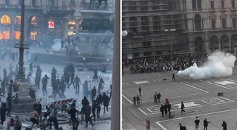 Fransa'daki protestolar dalga dalga yayılıyor! İtalya da yangın yerine döndü