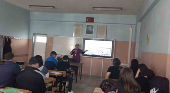 Söke'de Mesleki Eğitim Merkezi öğrencilerine diyabet ve obezite eğitimi verildi